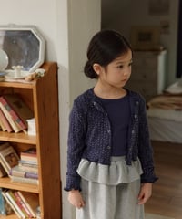 6[予約]mon Atelier eyelet cardigan