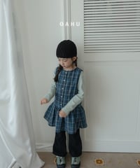 19[予約]oahu teal dress