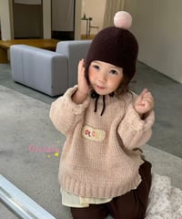 10[予約]ololala macaron round knit