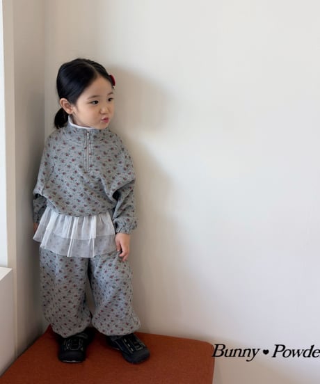 64[予約]bunny powder tutu layered skirt