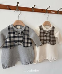 24[予約]monbebe tuxedo romper