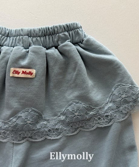 56[予約]ELLYMOLLY cottage lace jogger pants