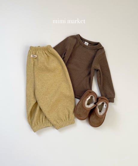 43[予約]mimi market mink terry pants