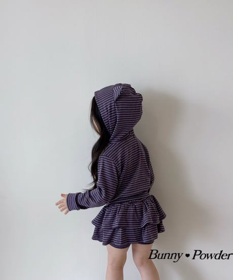 60[予約]bunny powder maho tiered wrap skirt pants