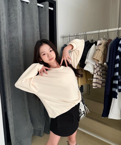 35[予約]COMMA slit knit t