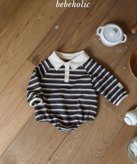 56[予約]bebeholic striped suit