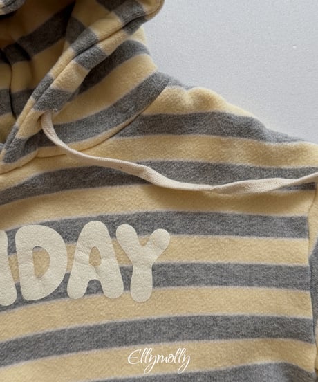 52[予約]ELLYMOLLY bubble mong hoodie mtm