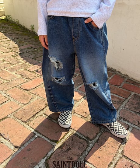 51[予約]saintdoll dart wide denim