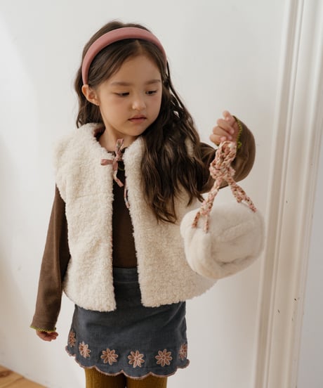 24[予約]OREN lavender bear vest