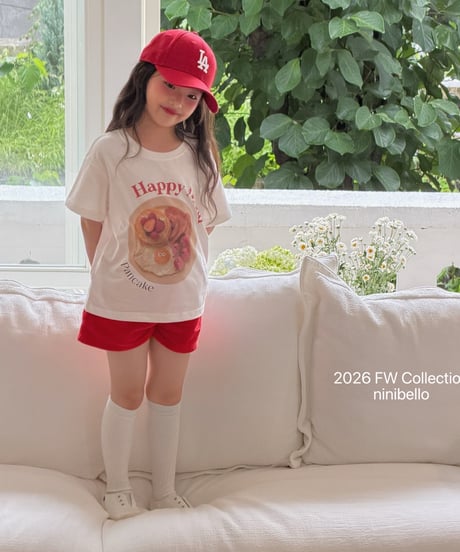 27[予約]ninibello peekaboo corduroy pants