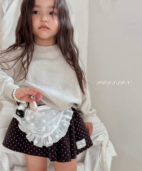 35[予約]poisson petit dot skirt