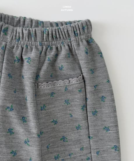 26[予約]LINDO bloom waffle pants