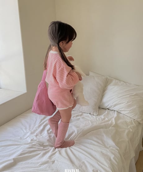 44[予約]BANANAJ knit striped pants