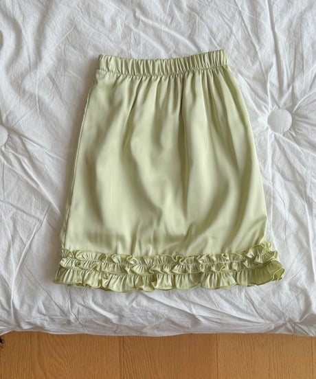 30[予約]ninibello miko satin skirt
