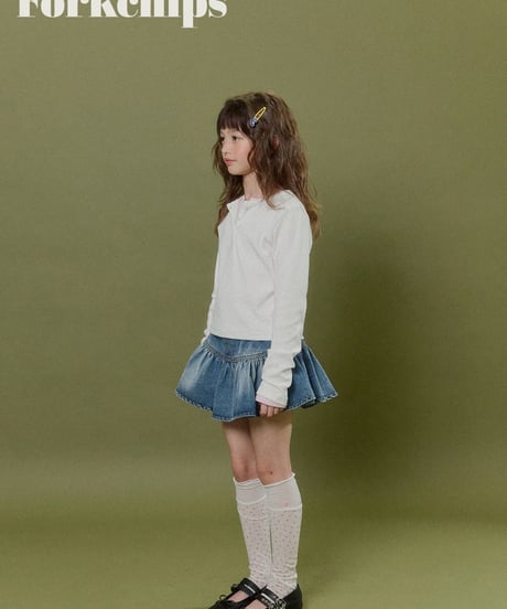 15[予約]FORKCHIPS peach snap t-shirt