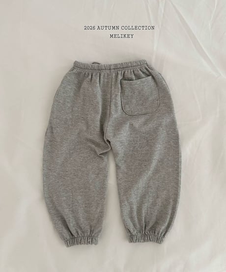 41[予約]melikey button jogger pants