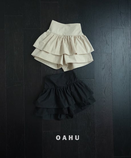 16[予約]oahu rustling tiered shorts