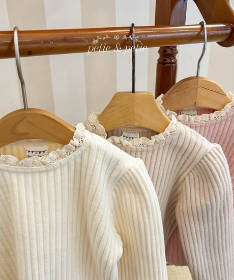 8[予約]petit&petit mellow lace t