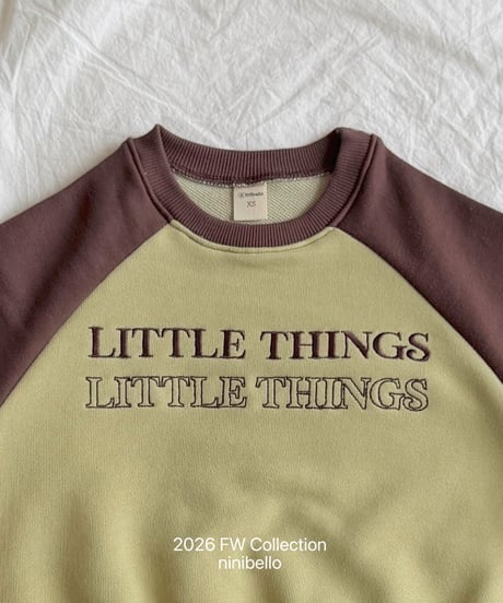 20[予約]ninibello little bear raglan mtm