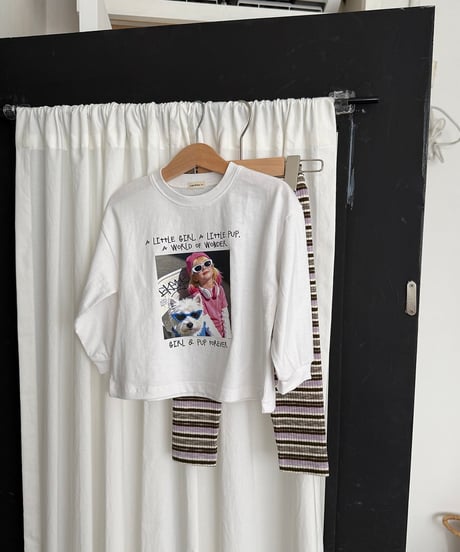 4[予約]nightbebe little girl long sleeve tee