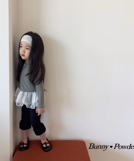 73[予約]bunny powder lace hairband