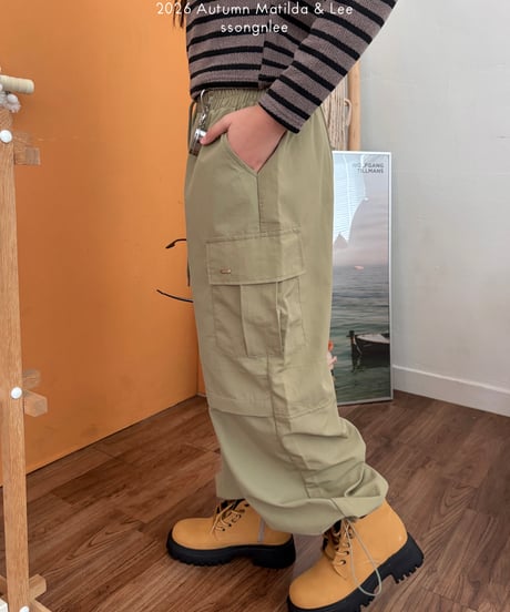 63[予約]matilda&lee cargo pocket pants