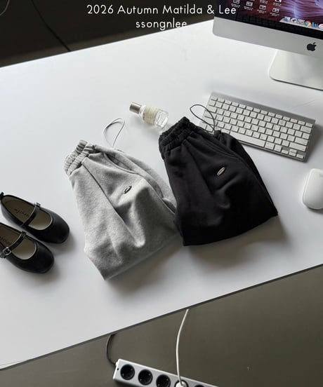 62[予約]matilda&lee pintuck wide string pants