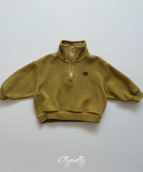 9[予約]ELLYMOLLY ardennes wool half zip