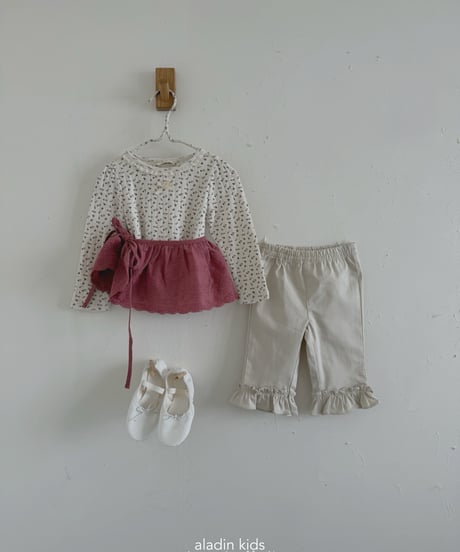 11[予約]aladin capri frill pants