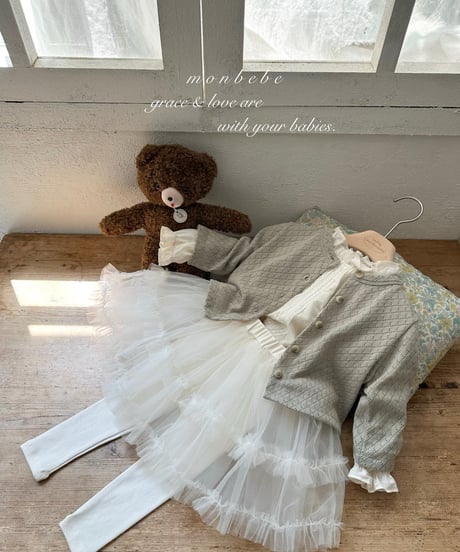 40[予約]monbebe chloe lace blouse