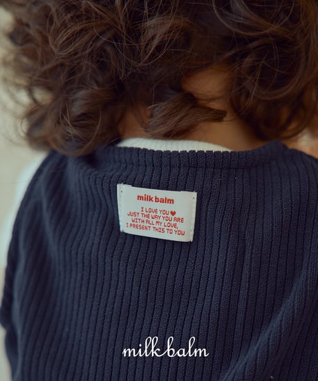 25[予約]milkbalm dewey vest