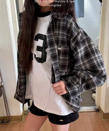 45[予約]matilda&lee about check shirt
