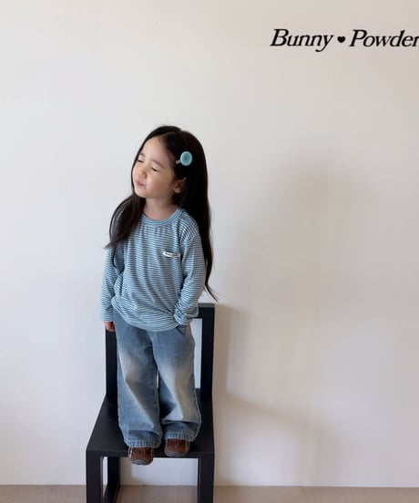 36[予約]bunny powder cotton tee