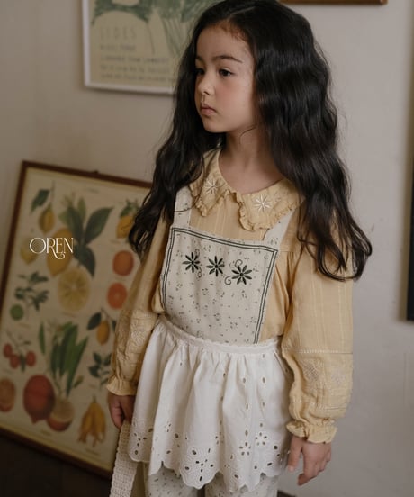 16[予約]OREN olive garden lace apron