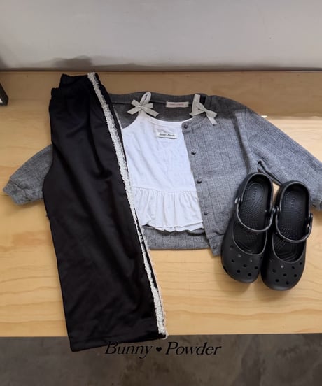 12[予約]bunny powder layered camisole