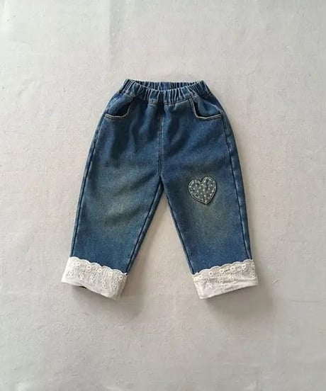 71[予約]aiai mumu heart denim pants