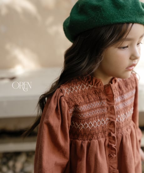 2[予約]OREN merci smoke blouse