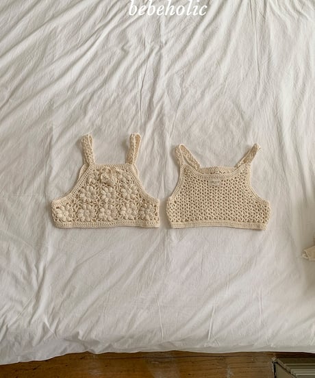 14[予約]bebeholic hand knit bustier