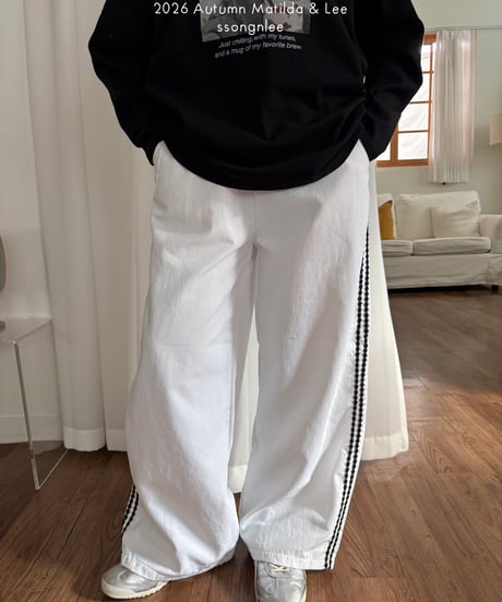 60[予約]matilda&lee flower line pants