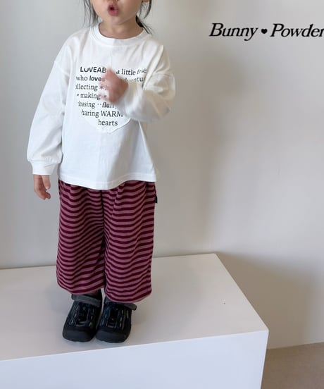 3[予約]bunny powder oh yes pants