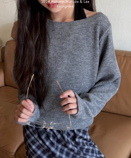 10[予約]matilda&lee knit off shoulder