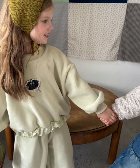 27[予約]aiai lime fleece two-piece set