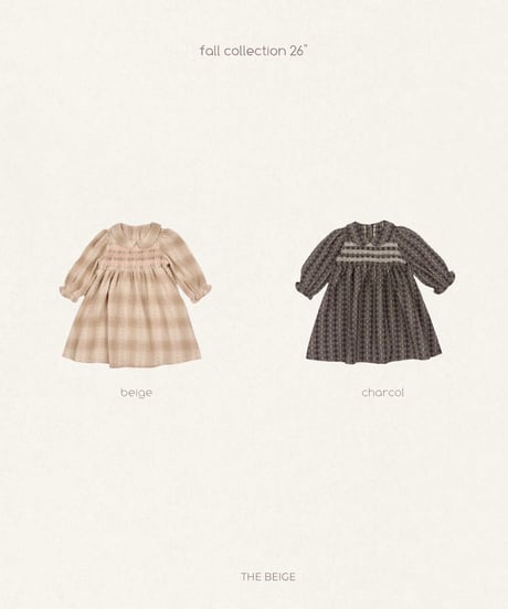 4[予約]送料無料 the beige smock ops