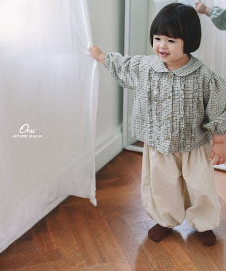 34[予約]onu petit frill blouse