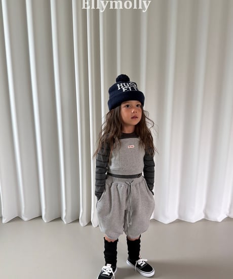 42[予約]ELLYMOLLY bubble capri jogger pants