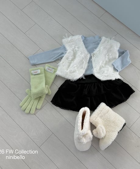 5[予約]ninibello powder turtleneck(12m-2XL)