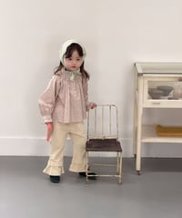 41[予約]aiai cream cutout pants