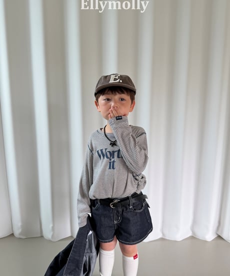 29[予約]ELLYMOLLY flap non fade pants