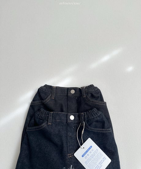 39[予約]atomeme non fade roll-up denim