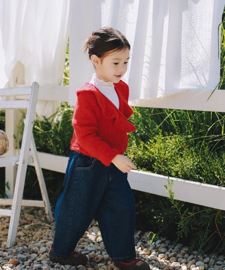 6[予約]mon Atelier margot wrap cardigan